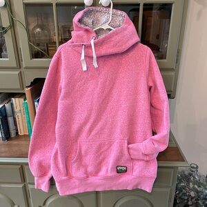 DSG Pink Hoodie with Patterned Lining